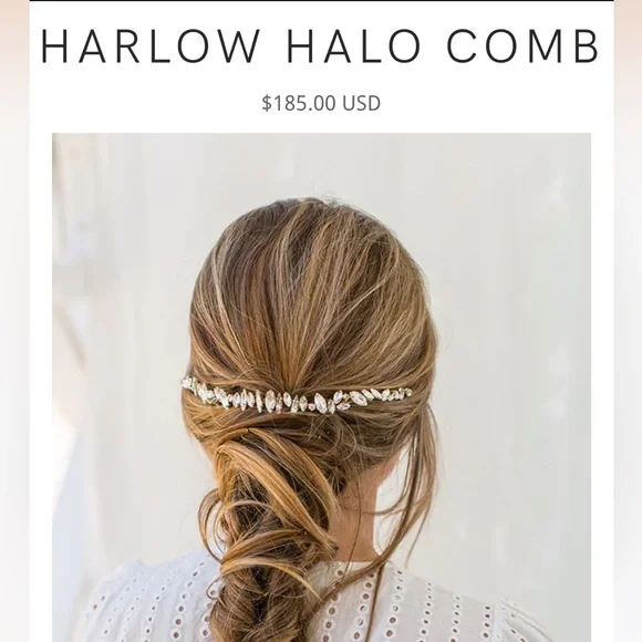 Brides & Hairpins NWT Harlow Halo